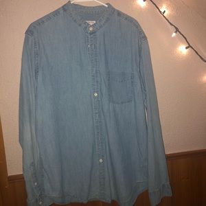 Sky blue dress shirt